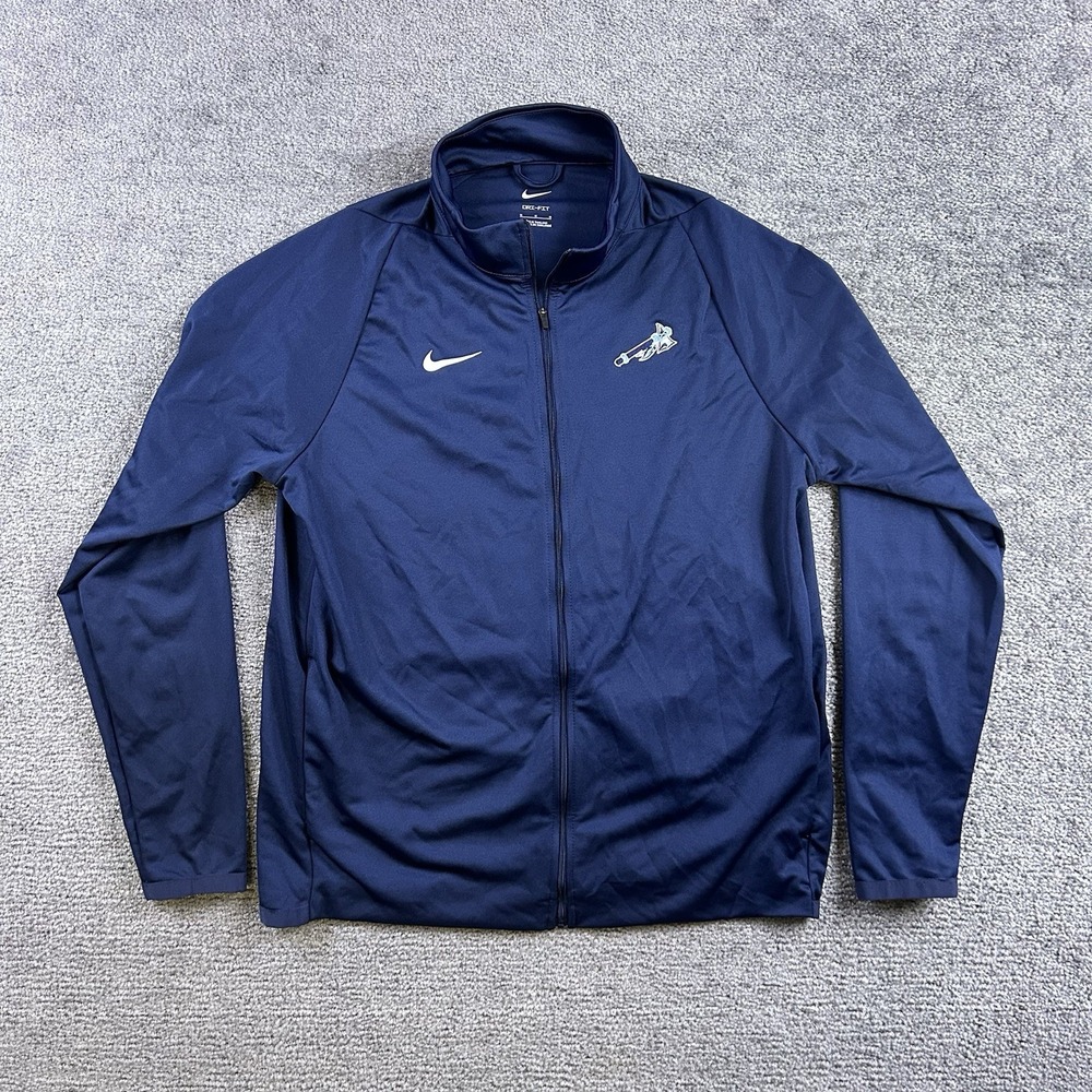 Nike Atlanta Braves Dri-FIT Full Zip Track Jacket Navy Blue CN9409-419 Mens M